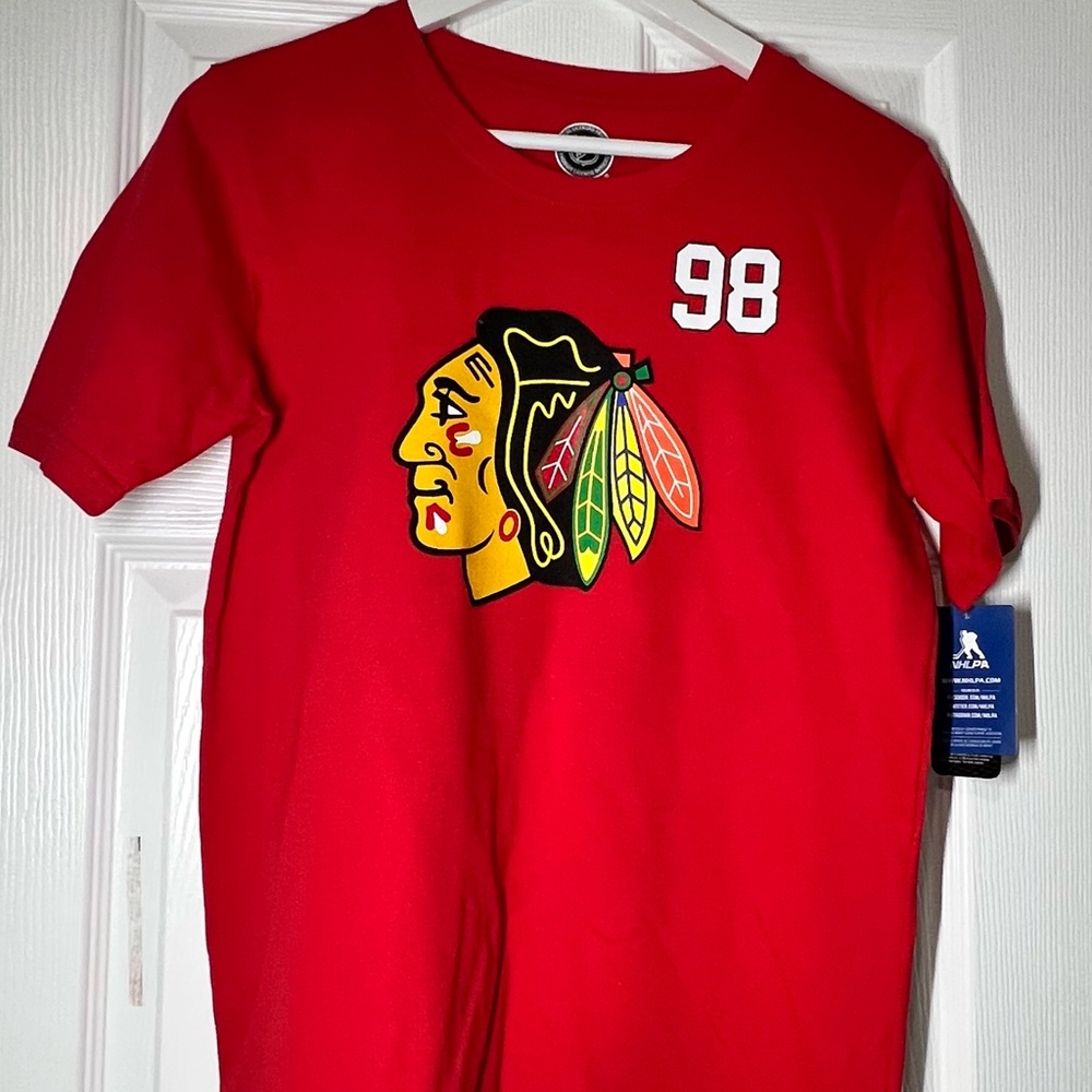 NHL Red Kids T-Shirt with Graphic Design original